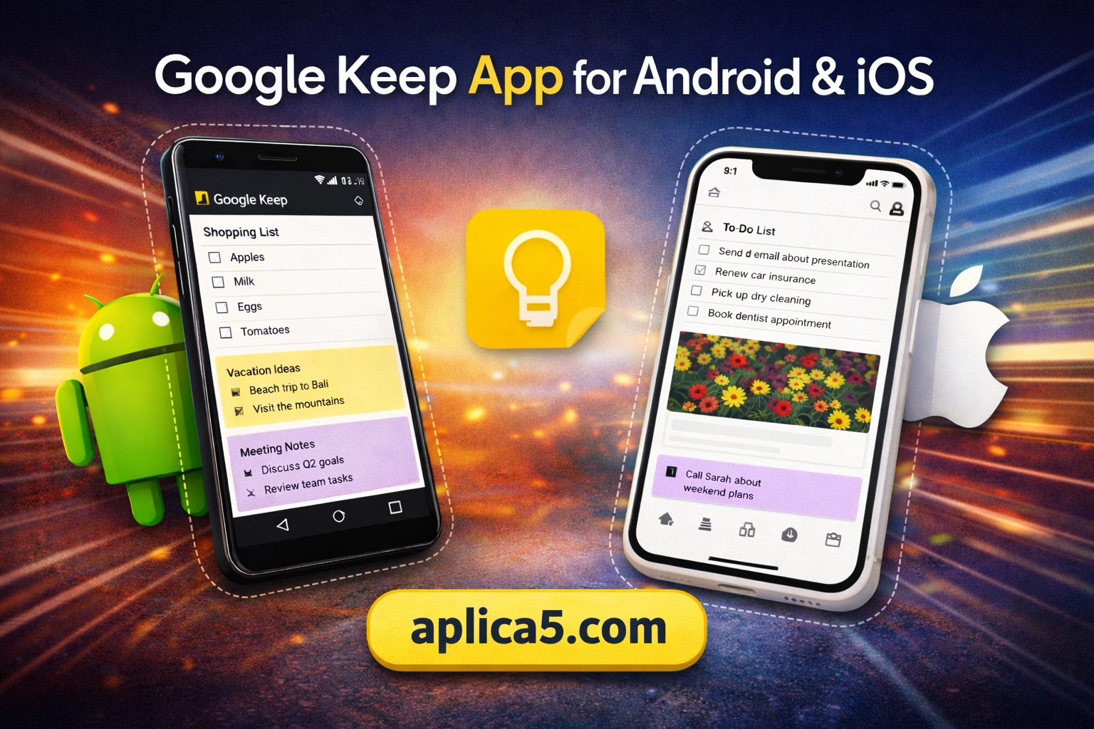 تطبيق Google Keep أفضل تطبيق لتدوين الملاحظات بسرعة على Android و iOS
