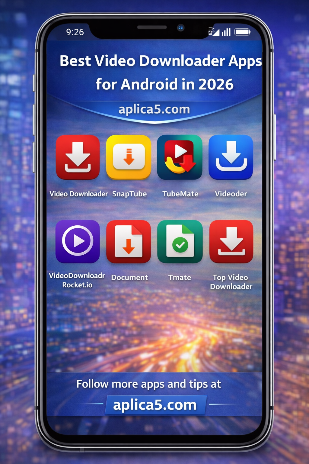 تطبيقات تحميل الفيديو