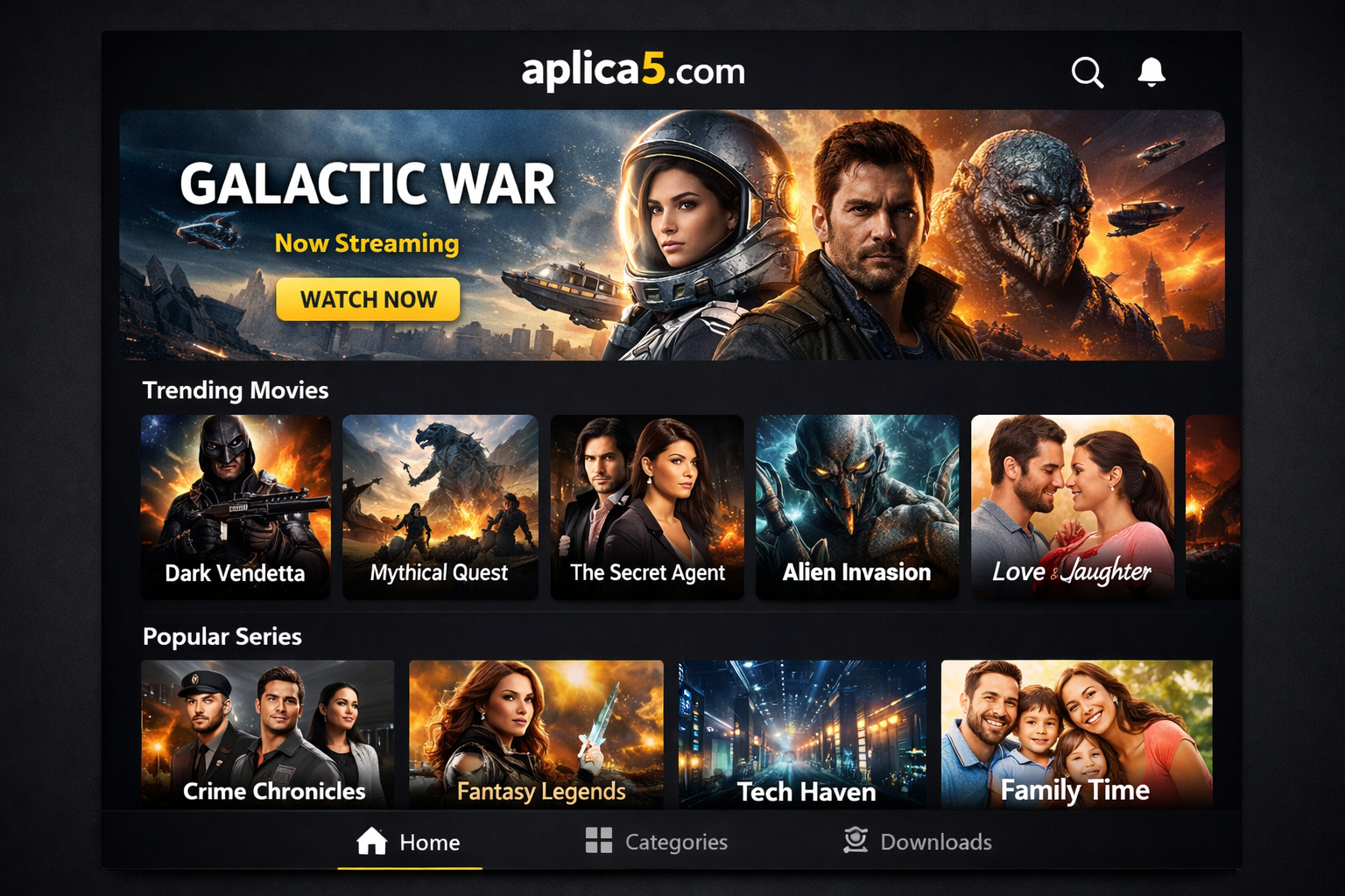 تطبيقات مشاهدة الأفلام والمسلسلات