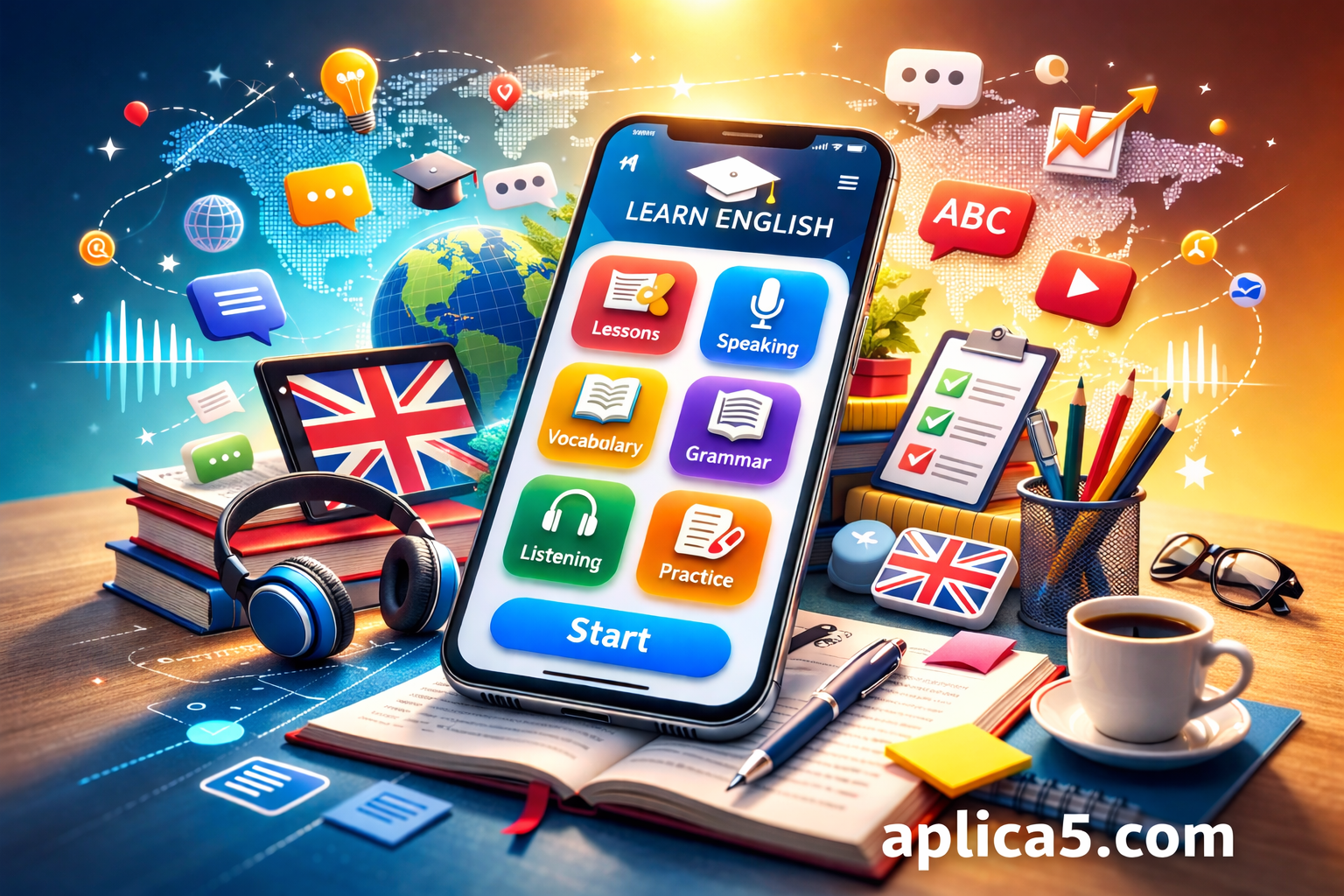 أفضل تطبيقات تعلم اللغة الإنجليزية للمبتدئين في 2026