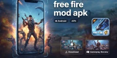 free fire mod apk لعبة مهكرة للأندرويد آخر إصدار 2026