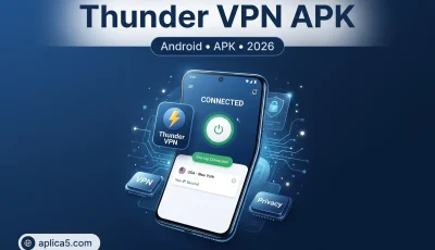Thunder VPN APK آخر إصدار للأندرويد 2026 للخصوصية والتصفح